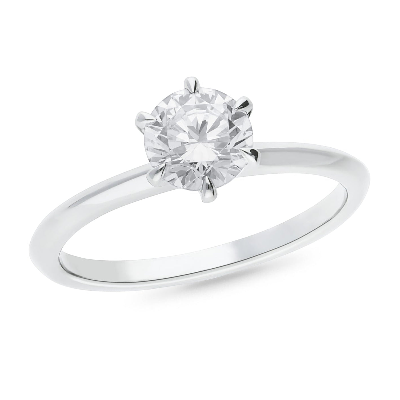 The Zinnia - Round Brilliant Cut Diamond Ring