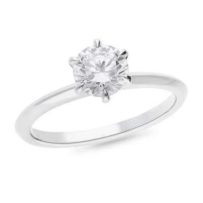 The Zinnia - Round Brilliant Cut Diamond Ring