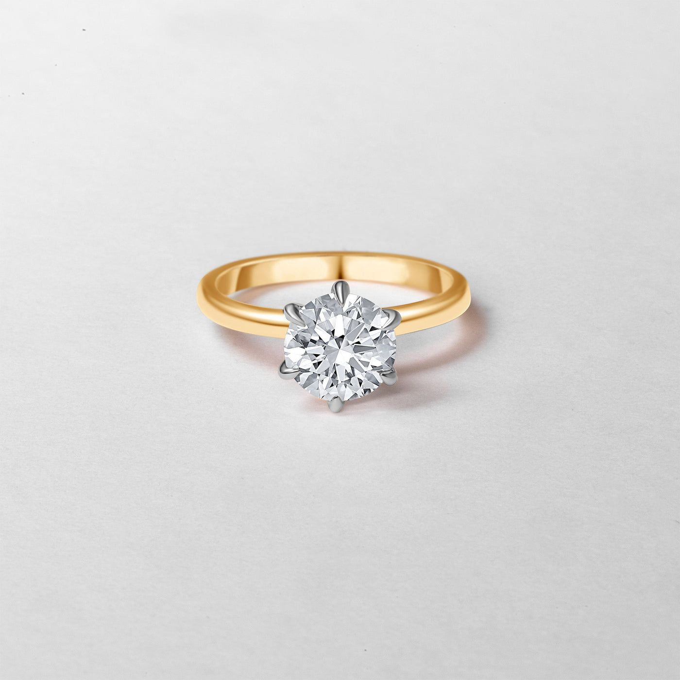 The Xena - Round Brilliant Cut Diamond Ring