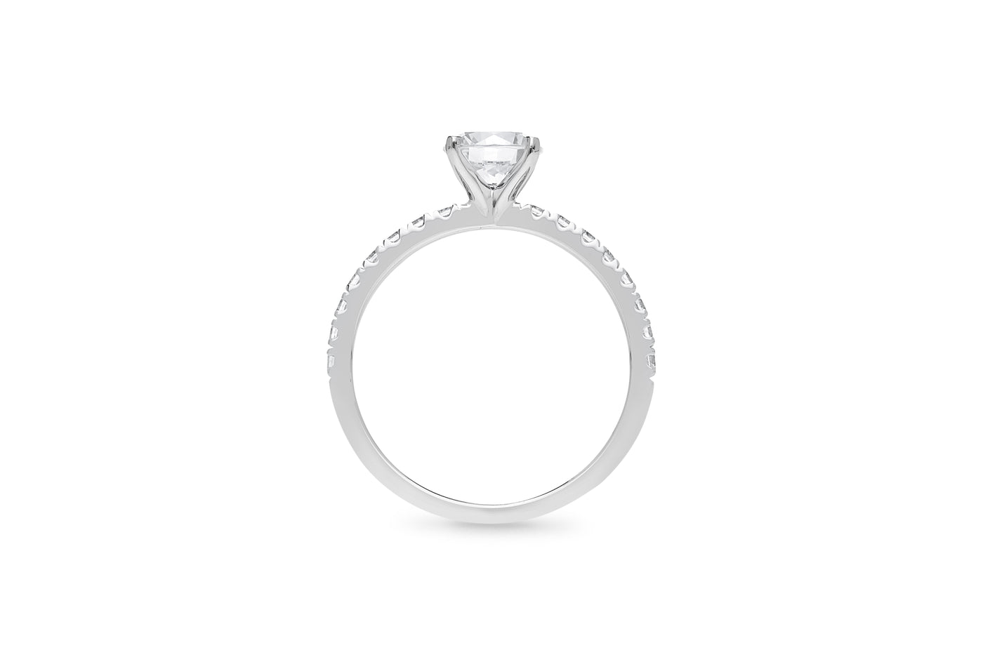 The Willa - Round Brilliant Cut Diamond Cluster Ring