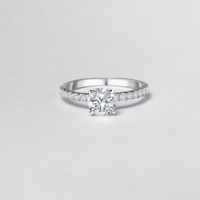 The Willa - Round Brilliant Cut Diamond Cluster Ring