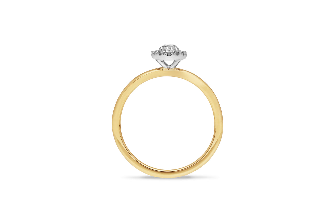 The Valentina - Oval Cut Diamond Cluster Ring