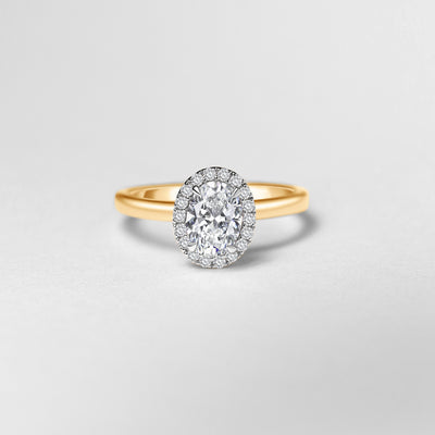 The Savannah - Oval Cut Diamond Cluster Ring