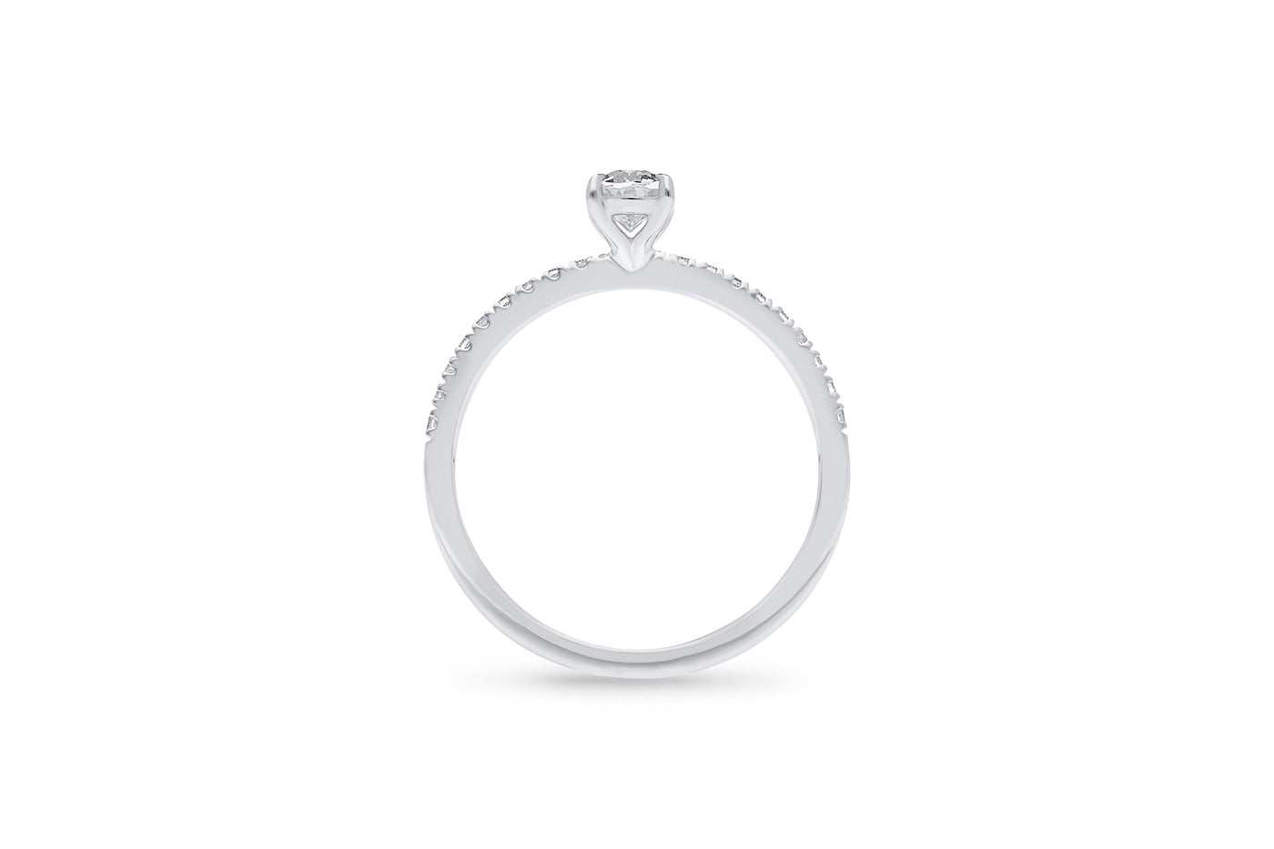 The Quinn - Oval Cut Diamond Ring