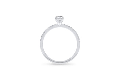 The Quinn - Oval Cut Diamond Ring
