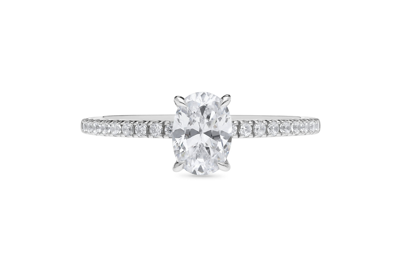 The Penelope - Oval Cut Diamond Ring