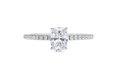 The Penelope - Oval Cut Diamond Ring