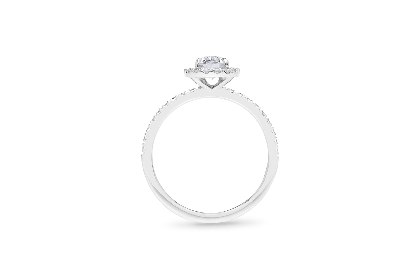 The Kiara - Pear Cut Diamond Ring