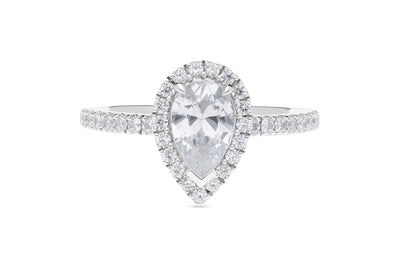 The Kiara - Pear Cut Diamond Ring