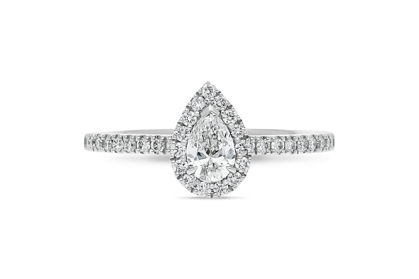 The Nora - Pear Cut Diamond Ring