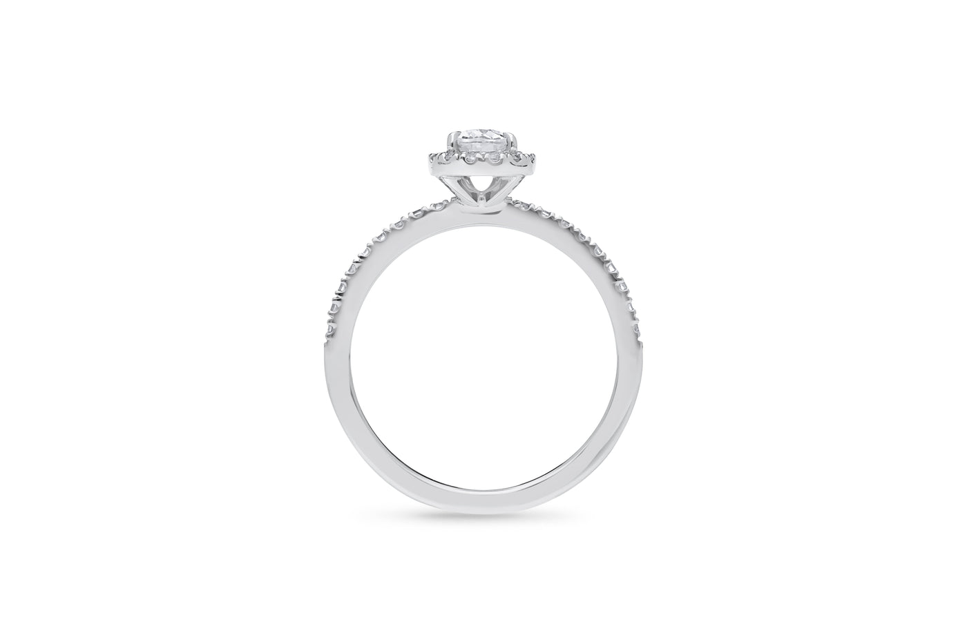 The Mirabelle - Pear Cut Diamond Ring