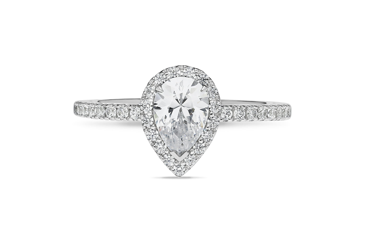 The Layla - Pear Cut Diamond Ring