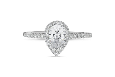 The Layla - Pear Cut Diamond Ring