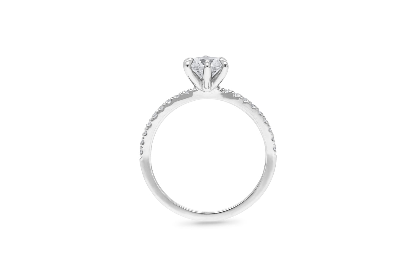 The Helena - Round Brilliant Cut Diamond Ring