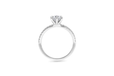 The Helena - Round Brilliant Cut Diamond Ring