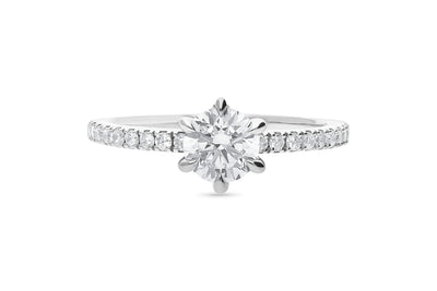 The Helena - Round Brilliant Cut Diamond Ring