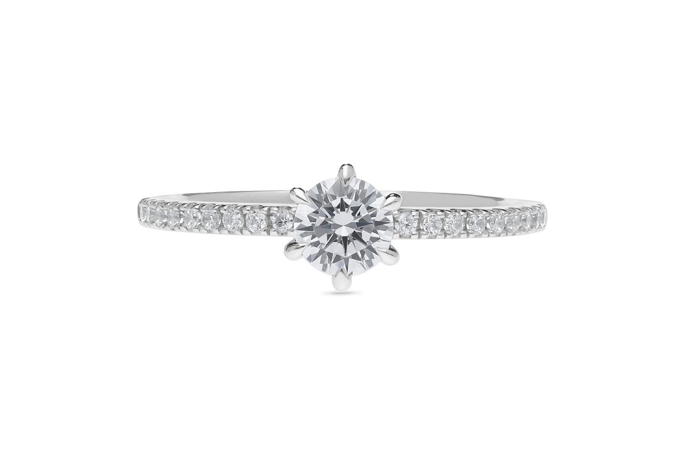 The Jade - Round Brilliant Cut Diamond Ring