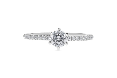 The Jade - Round Brilliant Cut Diamond Ring