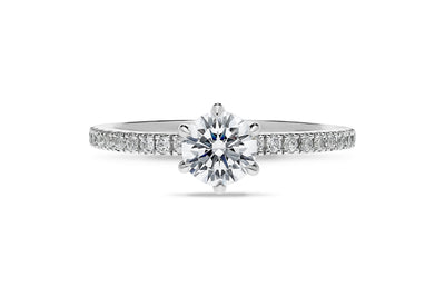 The Ivy - Round Brilliant Cut Diamond Ring