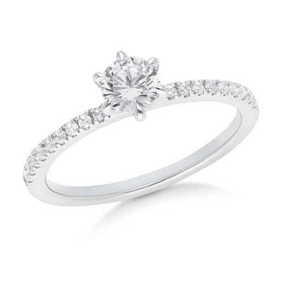 The Ivy - Round Brilliant Cut Diamond Ring
