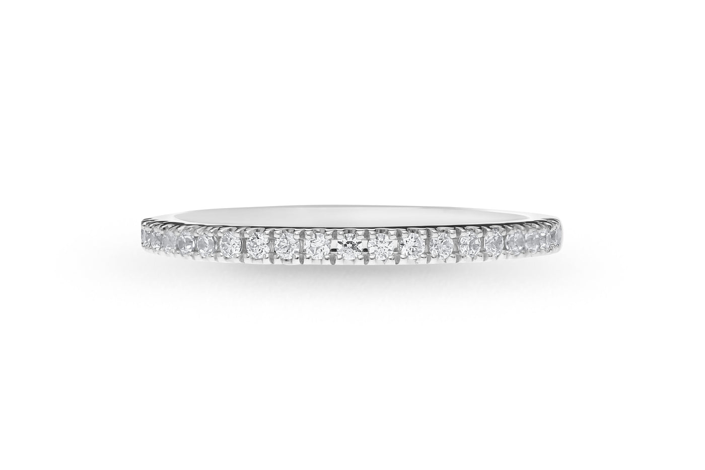 The Kendall - Round Brilliant Cut Diamond Band Ring