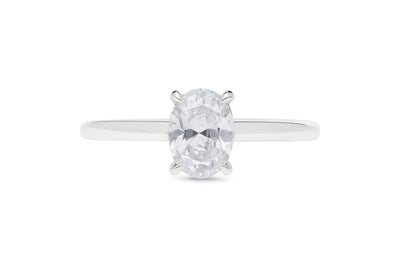 The Gemma - Oval Cut Diamond Ring