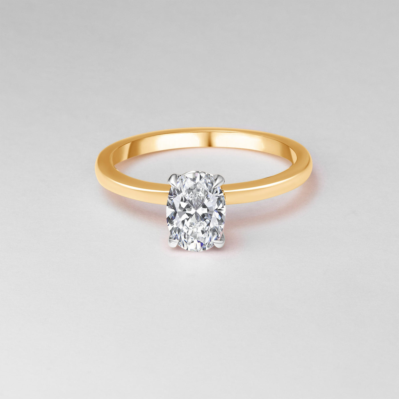 The Gemma - Oval Cut Diamond Ring