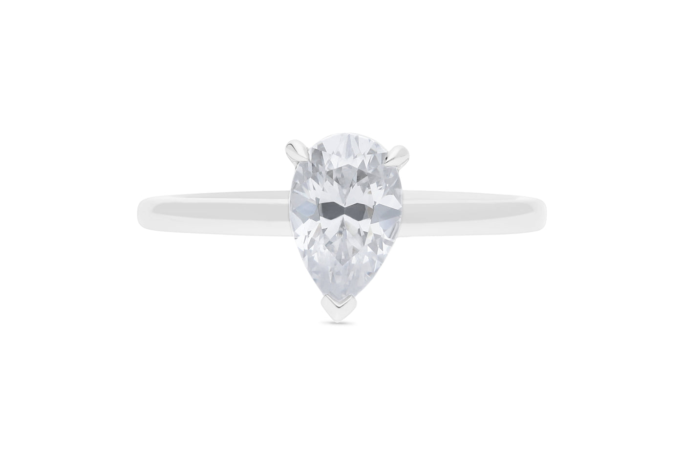 The Freya - Pear Cut Diamond Ring