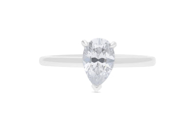 The Freya - Pear Cut Diamond Ring