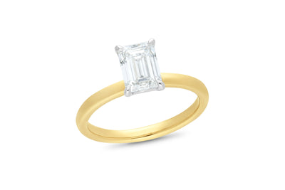 The Dahlia- Radiant Cut Diamond Ring