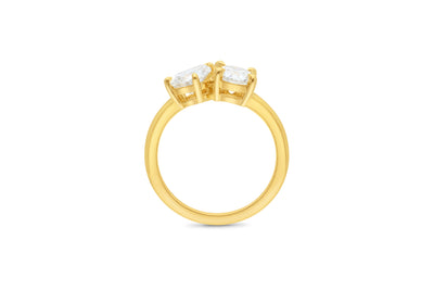 The Sienna - Pear & Round Cut Toit Et Moi Diamond Ring