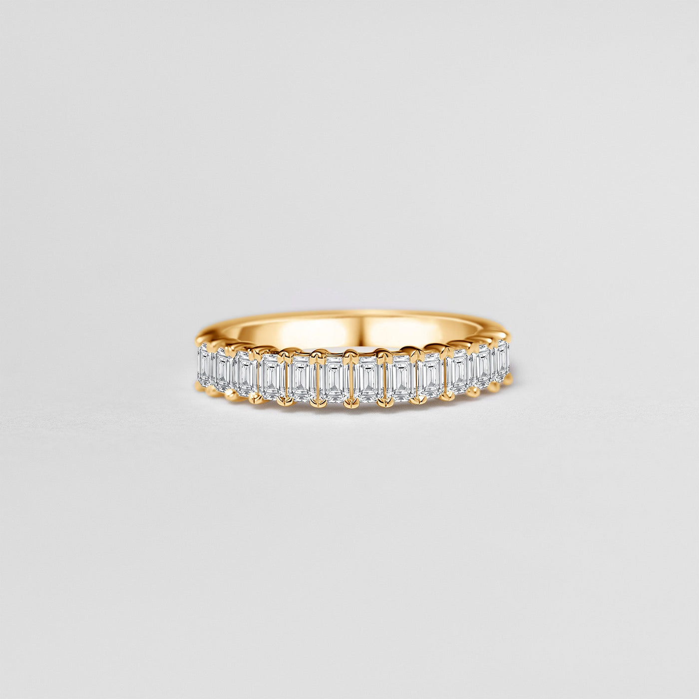 The Raquel - Radiant Cut Diamond Band Ring