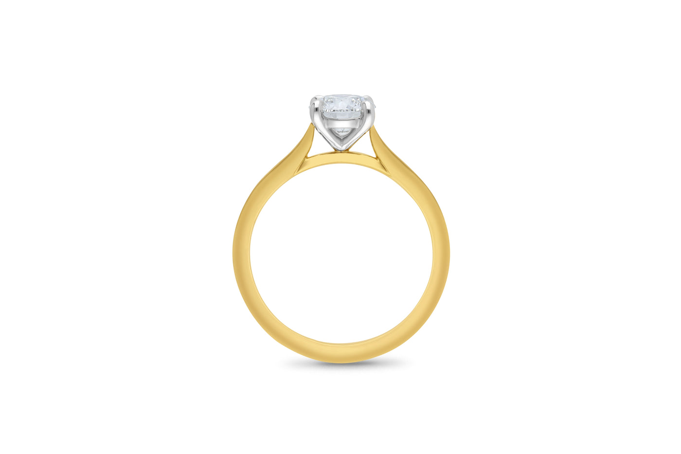 The Luna - Round Brilliant Cut Diamond Ring