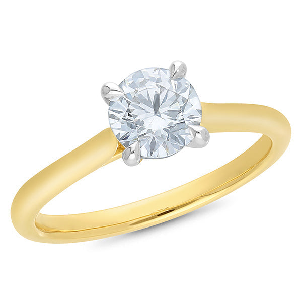 The Luna - Round Brilliant Cut Diamond Ring