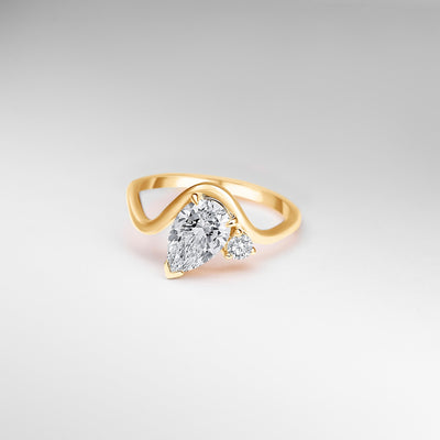 The Aurora - Contemporary Toit Et Moi Diamond Ring