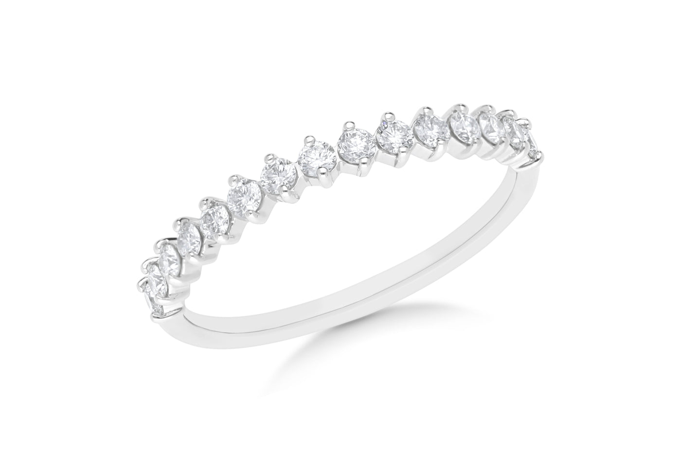 The Samantha - Round Brilliant Cut Diamond Band Ring