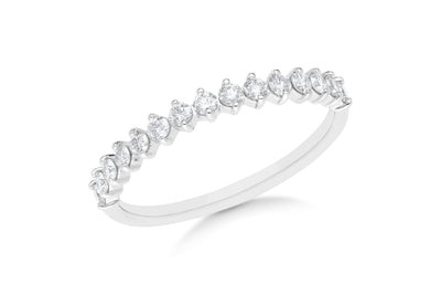 The Samantha - Round Brilliant Cut Diamond Band Ring