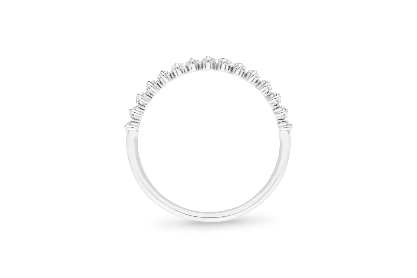 The Samantha - Round Brilliant Cut Diamond Band Ring