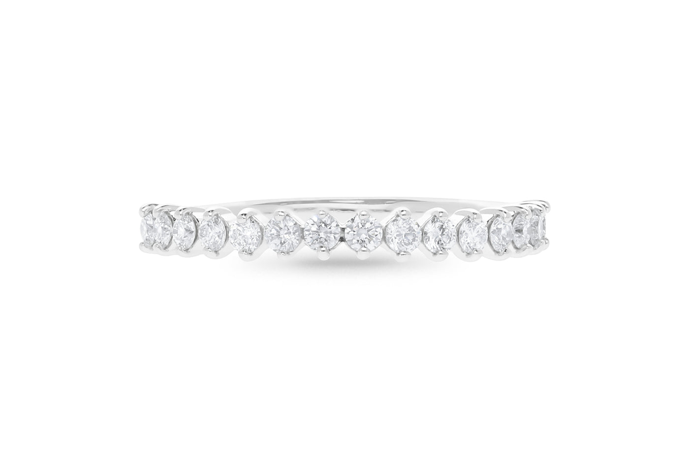 The Samantha - Round Brilliant Cut Diamond Band Ring