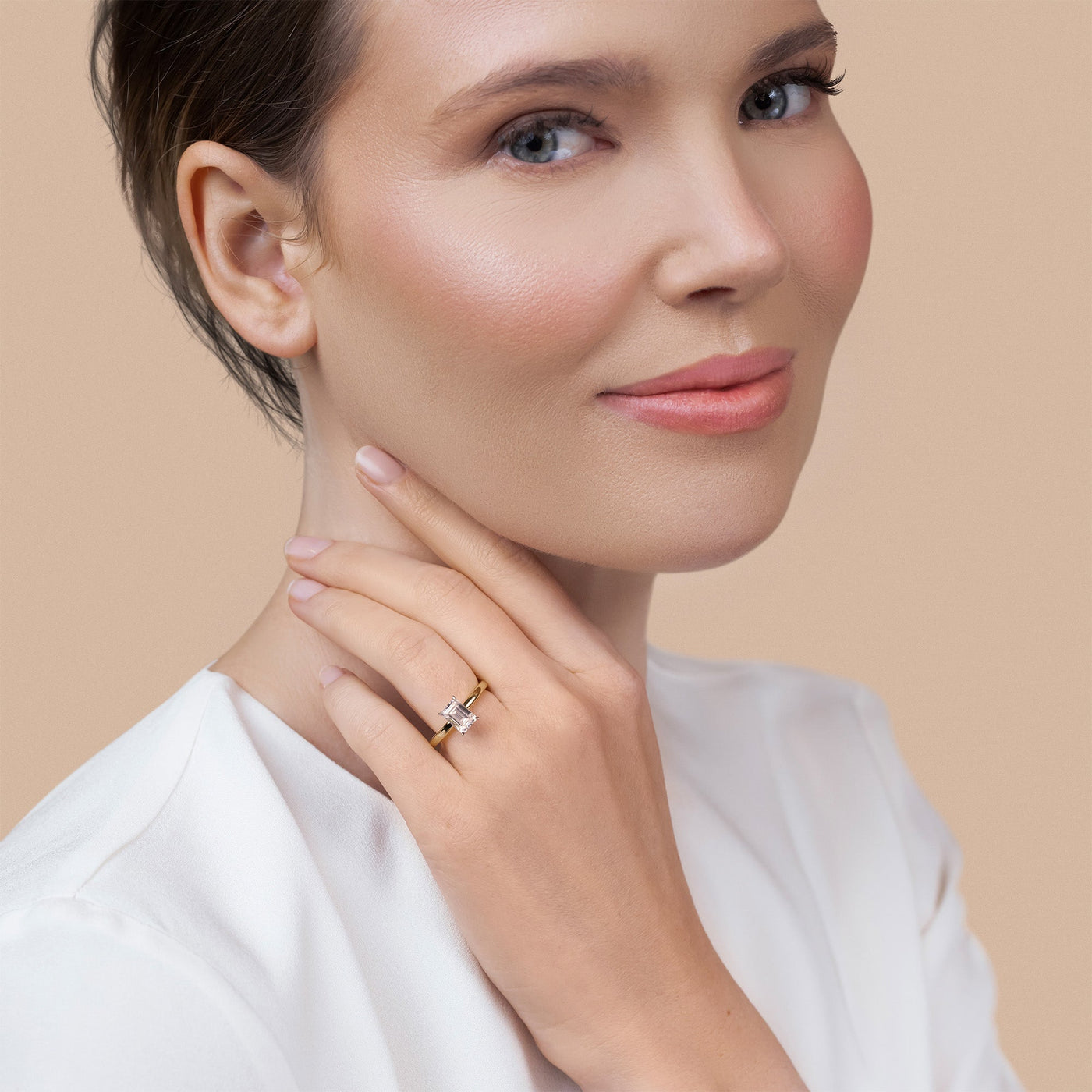 The Dahlia- Radiant Cut Diamond Ring