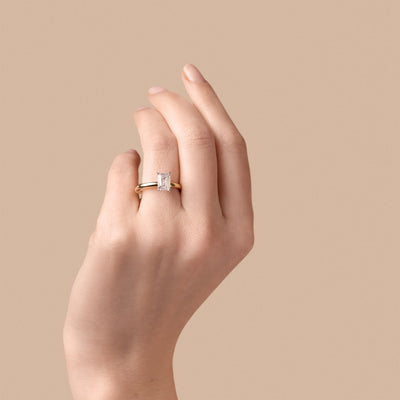 The Dahlia- Radiant Cut Diamond Ring