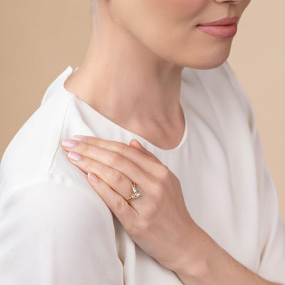 The Aurora - Contemporary Toit Et Moi Diamond Ring