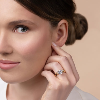 The Xena - Round Brilliant Cut Diamond Ring