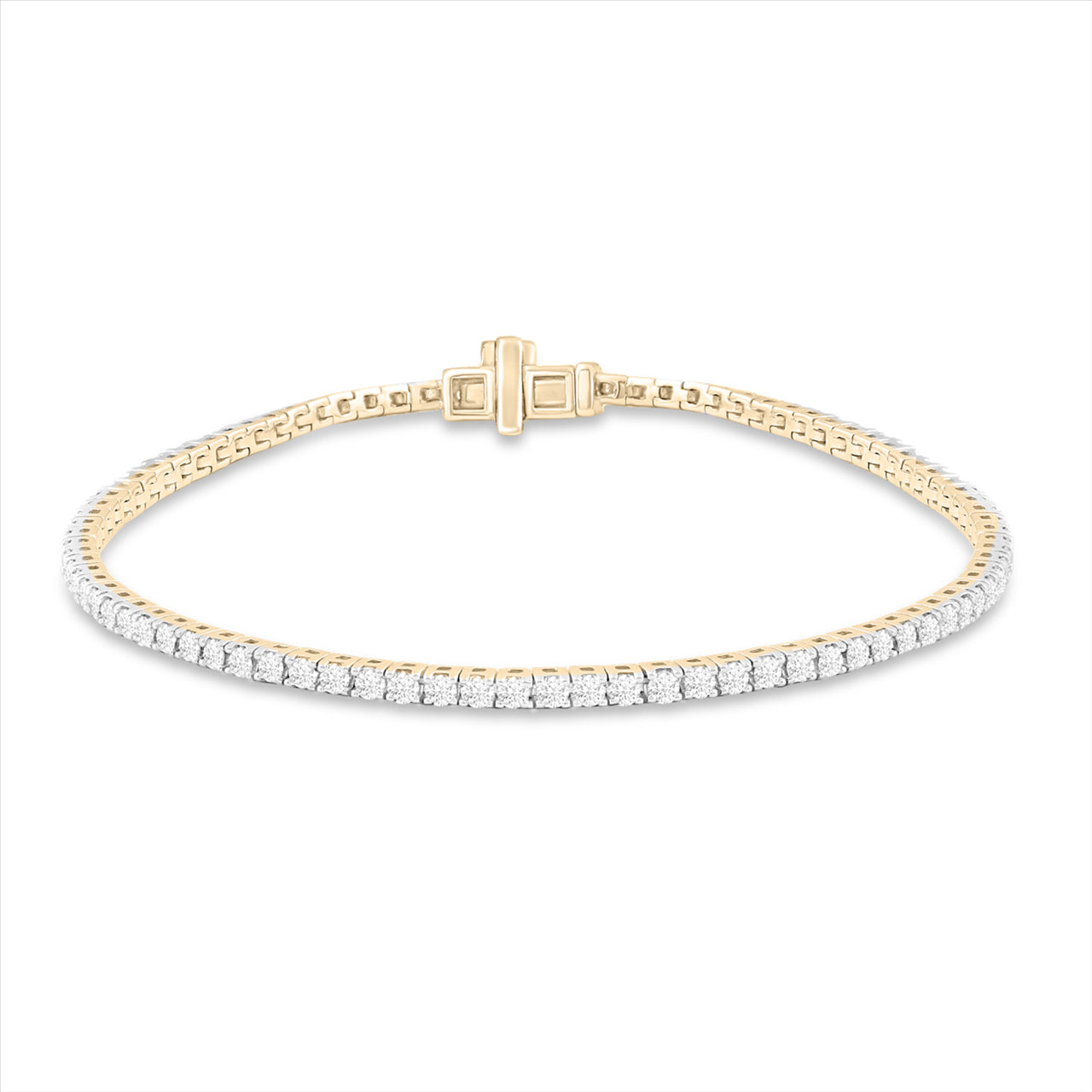 9Ct 2.00Ct Diamond Tennis Bracelet