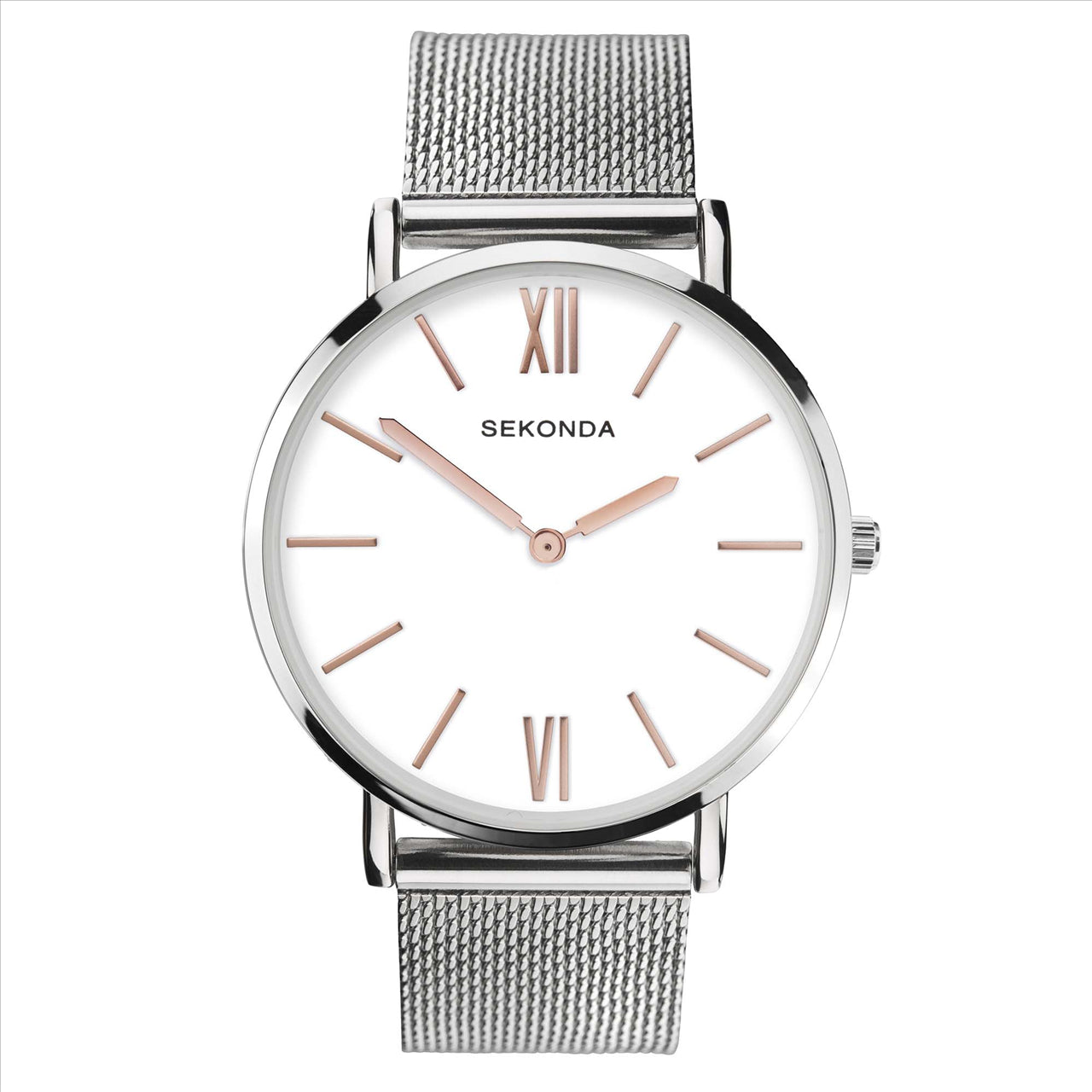 Sekonda Ladies Silver Mesh Analoque Quartz Watch