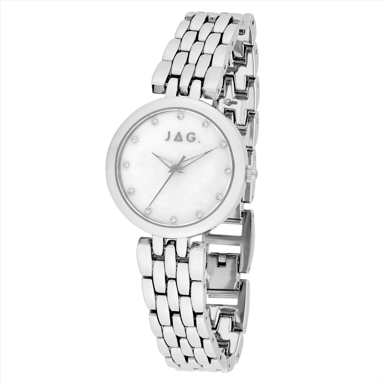 Jag Madeline Silver Analoque Quartz Watch