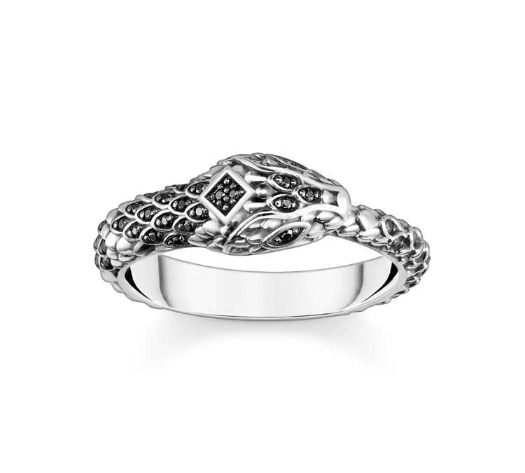 Thomas Sabo Sterling Silver Snake Ring