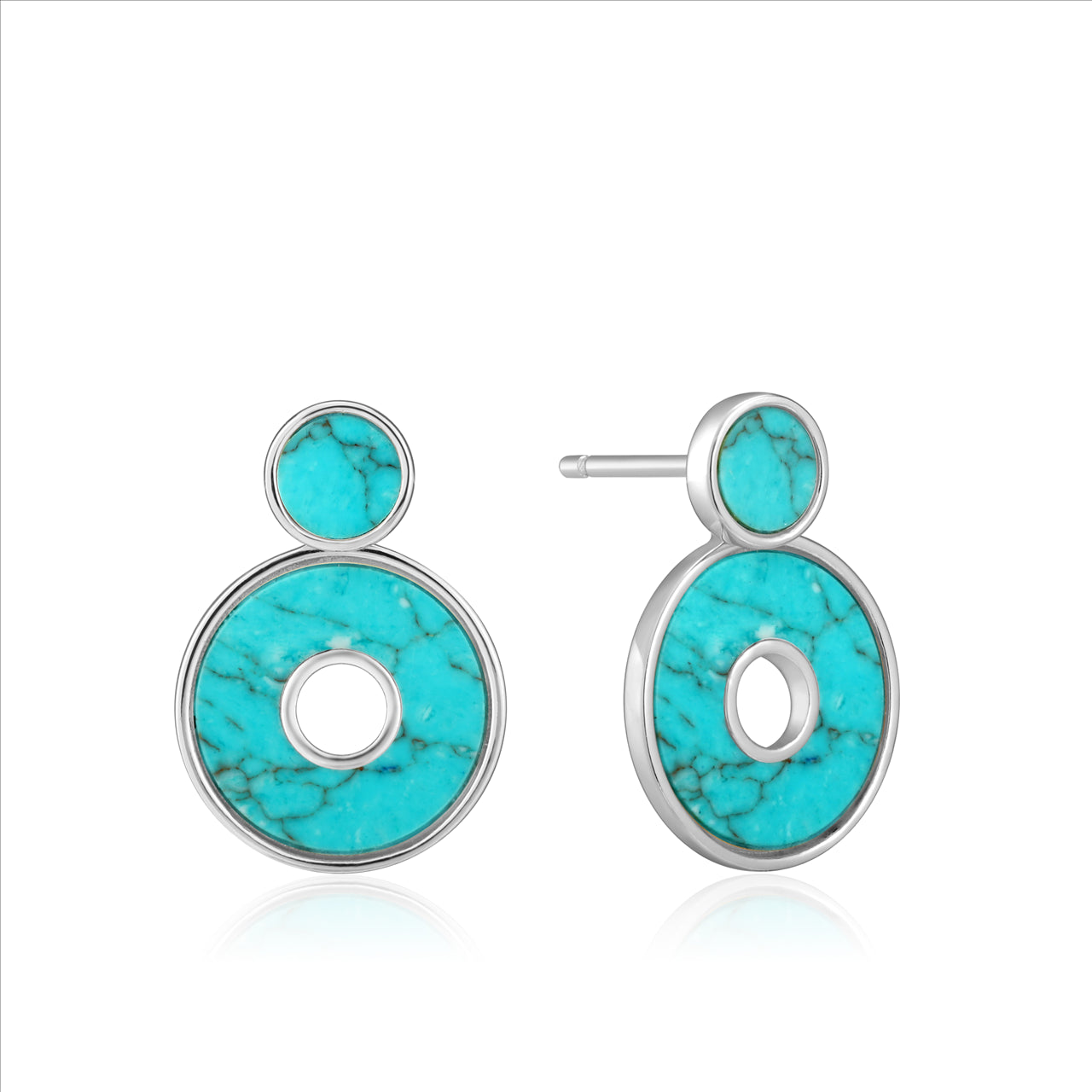 Ania Haie Silver Turquoise Studs