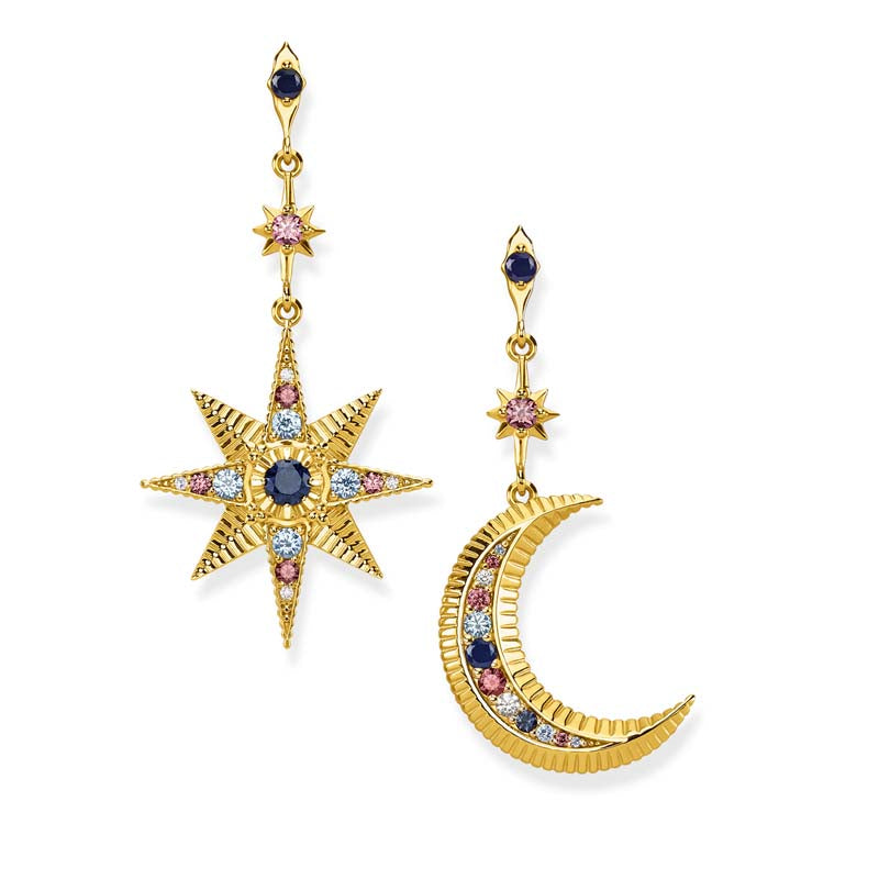 Thomas Sabo Star & Moon Mismatch Studs